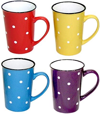 набор от многоцветни кафеени чаши с обем от 15 грама от 4 елемента (4 многоцветни)
