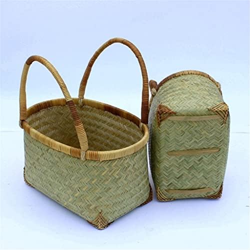 MJWDP, 3 бр./компл., старомодни кошница за пазаруване, ръчно изработени, битови кошници за съхранение, кошница за плодове