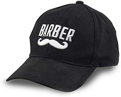Бейзболна шапка с бродирани логото на BarberMate® Barber Flexfit Един размер е Подходящ за повечето