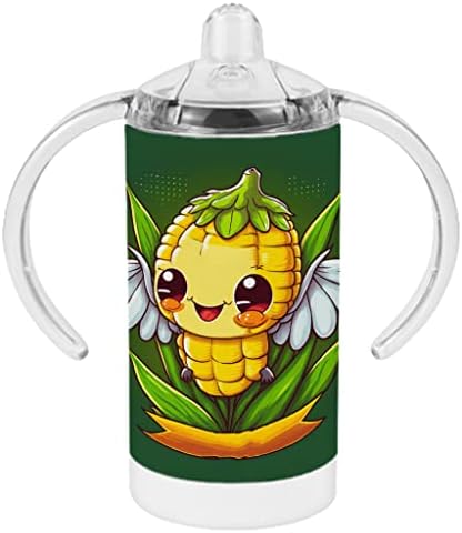 Чаша за Sippy с Царевичен дизайн - Графичен Детска чаша За Sippy - Corn Sippy Cup
