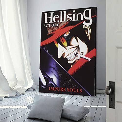 Аниме Плакати Hellsing Ultimate Cool Плакати за момчета, Украса за спални, Живопис, Стенни Художествени Картини,