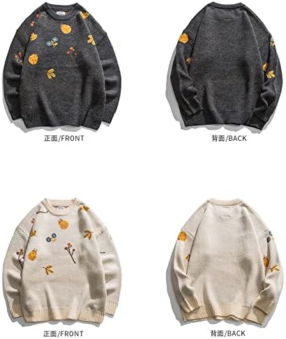 N/A Трикотажная Мъжка риза, Есенно-Зимен Пуловер за двойки, Мъжки Пуловер, Свободна Ежедневни яке, за Мъже (Цвят: