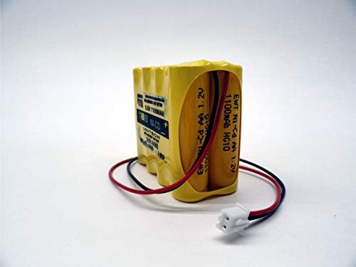 Батерия за аварийно осветление Unitech AA900mAh 9.6 9.6 V V 1.1 Ah NiCd