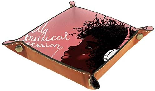 LORVIES Кутия За Съхранение Профил Сладък Африкански Момичета, Куб, Кошница за пазаруване, Контейнери за Офиса и Дома
