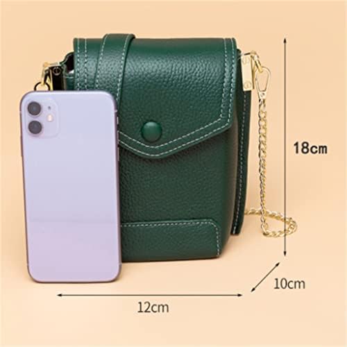 Чанта за мобилен телефон LHLLHL, Женска малка чанта-месинджър, Универсална чанта за мобилен телефон в изправено стил, Новата мини чанта (Цвят: черен размер: 1 бр.)