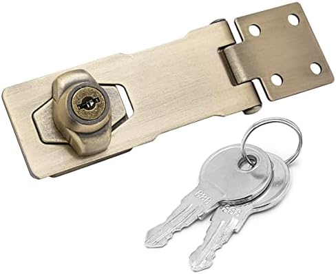 4-Инчов Ключалки-засовы с ключ, Същите Дръжки С ключ, Запирающая Капаче с метално капаче за шкафове, чекмеджета, кутии