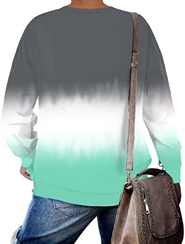 DOLNINE / Блузи, големи размери за жените, Ежедневни Блузи, Пуловери с цепка отстрани, Ризи