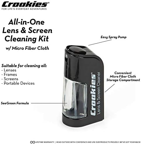 Кабели Croakies Terra Spec с регулируем заключващ механизъм за спортни очила (комплект от две части)