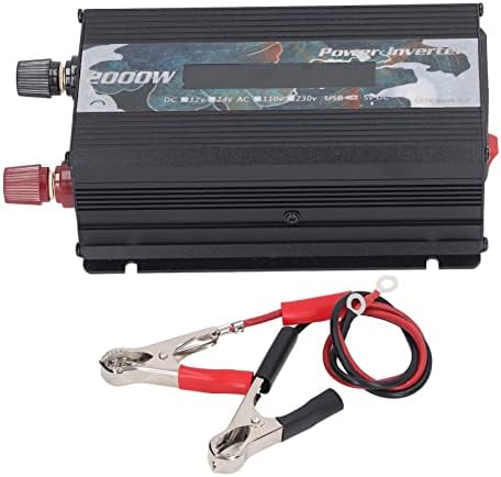 Инвертори с мощност 2000 W за автомобили, Авто Инверторен Преобразувател на постоянен ток в AC110V с USB, Зарядно устройство