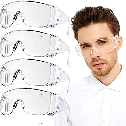 DNZPFU 4 Опаковки Защитни Точки на Върха Точки, Медицински Защитни очила за медицински Сестри, Лабораторни очила, Защитни очила,