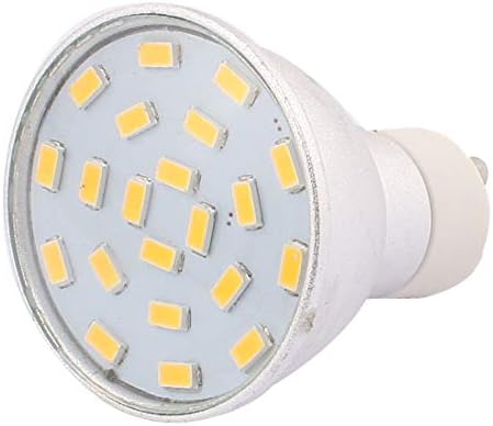 Нов Lon0167 220-240 v GU10 led лампа от 3 W 5730 SMD 21 led лампа-прожектор Энергосберегающая лампа Топъл бял цвят