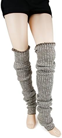 Дамски гети от трикотаж Foot Traffic, Топли и дълги чорапогащи без чорапи