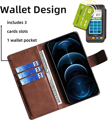 Чанта-портфейл COEPMG за iPhone 14/14 Plus/14 Pro/14 Pro Max, Класически калъф от изкуствена кожа с шарките на крокодилска кожа, функция за стойка за карти, Окачени на калъф за мобилен