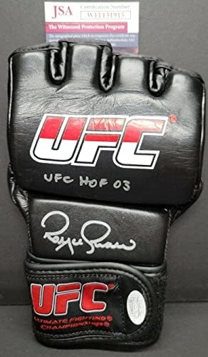 Кожена ръкавица UFC PRIDE ВМА с автограф РОЙСА ГРЕЙСИ. JSA - Ръкавици UFC с автограф