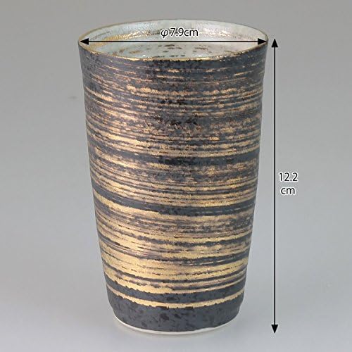 Чашка за саке: Керамична чаша за саке със сребърна четка от грънчарска пещ Arita Ware (прибл. 11,8 течни