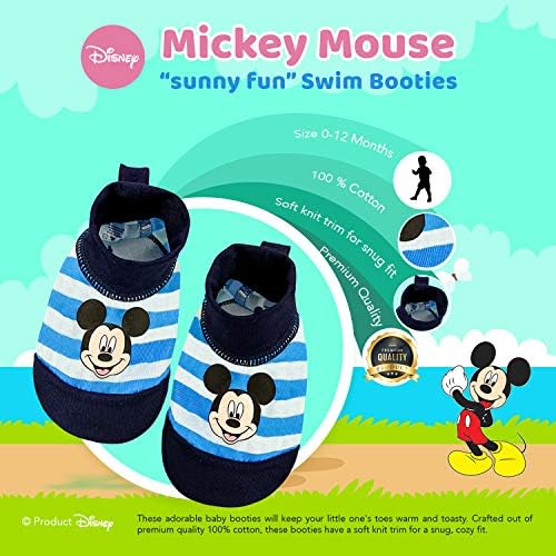 Шапка за плуване Disney Mickey Mouse Sunny Забавни и Обувки за плуване 0-12 месеца [5013] Син