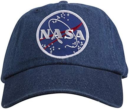 Gravity Направления на НАСА нисък профил Выстиранная Деним Шапка