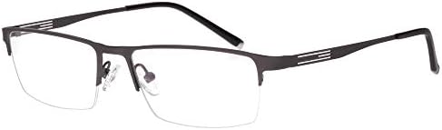 Jcerki Фотохромичните Сиви Очила За четене + Мъжки слънчеви Очила в полукадровой рамки с трайност 1,25