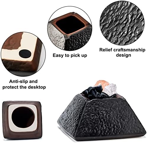 Кутия за съхранение в банята Yangbaga Ceramics, Аптечные Буркани с Притежателя на Qtip, Декоративна на банката