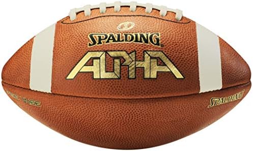Футболна топка от естествена кожа Spalding Alpha