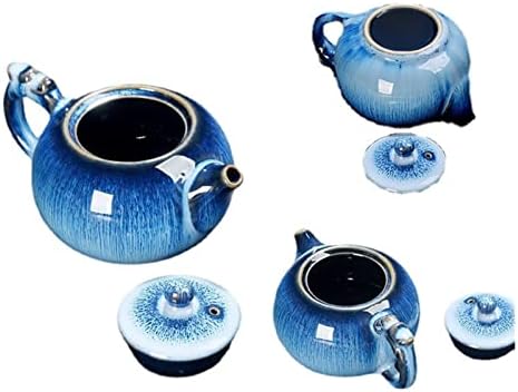 Чайник с глазура, прилаганата в пещ при висока температура, домакински голяма керамична чай набор от кунг-фу,