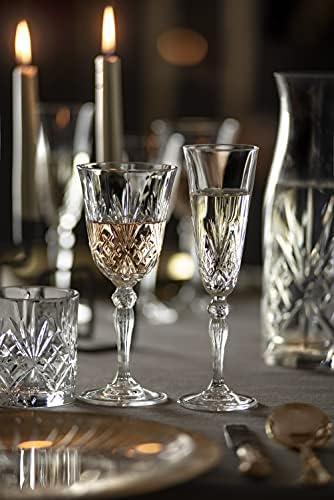 Чаша Barski Tumbler Стъкло - Двойно по Старомодния - Комплект от 6 чаши - Дизайнерски чаши от кристал DOF - За уиски