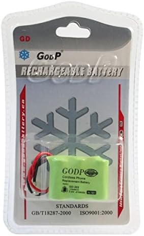 Акумулаторна батерия за безжичен телефон GODP GD-303 3,6 210 ма Зелен