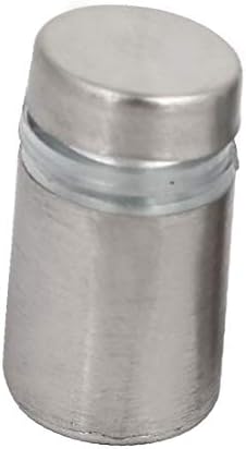 X-DREE 12 мм х 22 мм, от неръждаема Стомана Рекламен Стъклен болт за закрепване на монтажен болт 30 бр. (12 mm x 22 mm неокисляемый