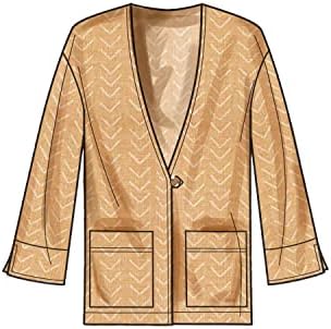 Комплект за шиене на сако Simplicity Misses, код S9468, Размери 16-18-20-22-24, Многоцветен