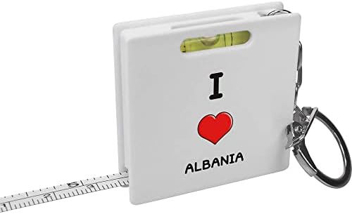 Рулетка за ключове Аз обичам Албания /Инструмент за измерване на нивелир (KM00027180)