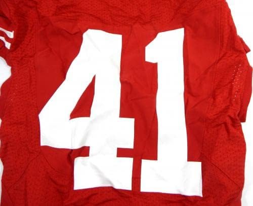 2013 Сан Франциско 49ерс Реймънд Вентроне №41, Издаден в Червената фланелка 40 DP35576 - Използваните тениски За игри NFL Без подпис