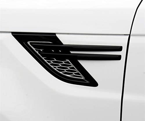 HOTRIMWORLD Черно предното крило, странично отдушник, хастар 4 бр. за Land Rover Range Rover Sport 2014-2017