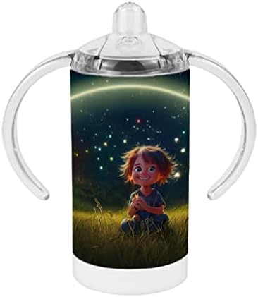 Sippy-чаша със звездите в небето - Графична Детска Sippy-чаша - Красива Sippy-чаша