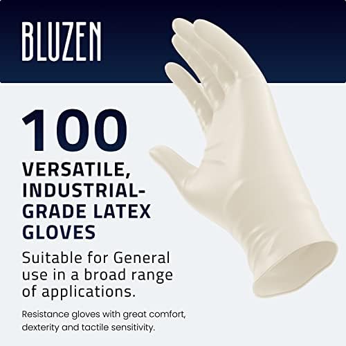 Еднократни Латексови Ръкавици BLUZEN Cream - Хранителни и Медицински Ръкавици, Ръкавици без гума