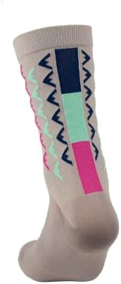 Чорапи за колоездене SILCA Aero Racing | 4 размер Small - X-Large (35-48) | колоездене чорапи с белезници 6 инча | Колоездене
