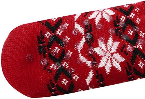 Американски Тенденции Коледни Чорапи-Чехли Женски Пухкави Чорапи С Превземането На Нескользящие Чорапи Спортни Уютни Топли