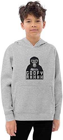 Търговска марка Gorilla Tag | Детска Руното Hoody Goofy Ahhh Monkey