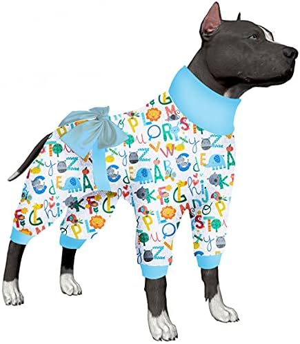 Пижами LovinPet за по-големи кучета, Защита от ултравиолетови лъчи, Успокояваща Безпокойство, Пижами За кучета