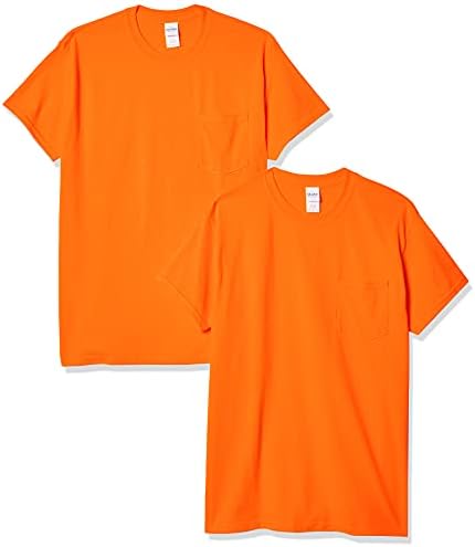 Тениска от ултра Памук Gildan за възрастни с джоб, стил G2300, 2 опаковки