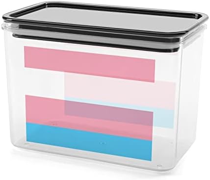 Кутия За Съхранение на Хартата Транссексуални ЛГБТ Пластмасов Контейнер-Органайзер за Хранителни Продукти Бидони