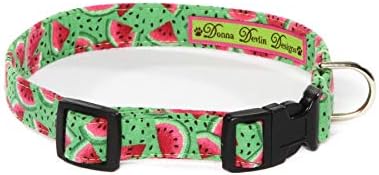 Donna Devlin Designs - Яка-хастар от пъпеш С нашите свеж и забавен дизайн чалми с пъпеш винаги е време за пикник! (XS (7-11 x 1/2))