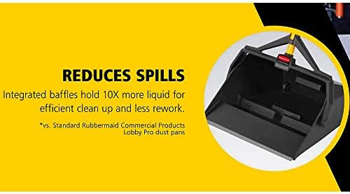 Лъжичка за мокро/сухо почистване на отпадъци Rubbermaid Commercial Products Maximizer с монтиране на стена