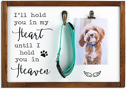 Подаръци за спомен за домашни любимци Homento-Рамка за снимки за спомен за домашни любимци с надпис върху куката за кучешки