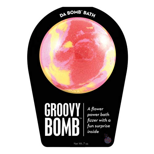 Бомбочка за баня Da Bomb Groovy, Лилаво / Розово / Зелено, Flower Power, 7 грама