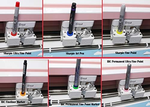 Набор от переходников за писалки SPPQ 20 опаковки, съвместим с Cricut (Explore Air /Air 2/ Air 3 Мейкър /Maker