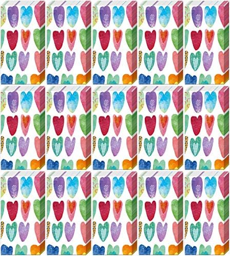 Обемна 4-Жична Джобни кърпички IHR, брой 15 броя, с Преливащи се цветове Сърца