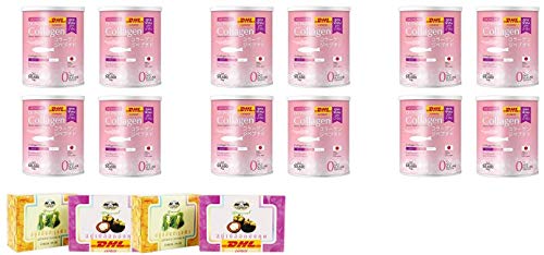 Пудра на прах 50600 мг В опаковки DHL Express Value без захар Momoko Collagen Di Peptide (3 опаковки) от Thaigiftshop [Получите
