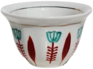 Ливанские Традиционните чаши за Кафе | Стандартни Червени чаши за Кафе | Чаша с обем 50 мл | От ливанската стъклени