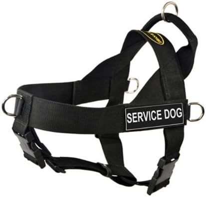 Универсална шлейка за кучета DT без напрежение, Прозрачни ивици, черно, X-Large, подходящ за размера на обиколката: