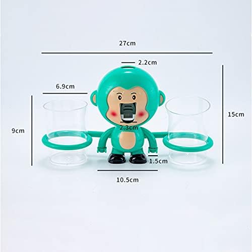 Cartoony Автоматично Опаковка на Паста за зъби FAMKIT, монтиран на стената на Притежателя на Четка за зъби с Комплект
